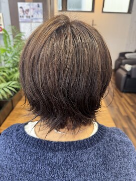 クルール+ 全体染めショート＋髪質改善トリートメント