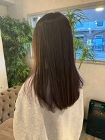 エイム ヘア リアム 調布店(eim hair liam)&nbsp;フェミニンヘア/ナチュラルストレート/美髪/モカベージュ/モテ髪