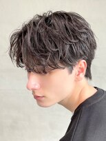 フィフス 大分(fifth)&nbsp;大分シャドウパーマメンズカットラウンドマッシュツーブロック
