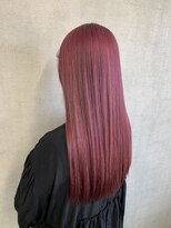 トリコ(ToricO)&nbsp;チェリーレッド　ワインレッド　ダブルカラー　ブリーチカラー