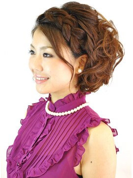 ブリエ(briller) ブリエ☆結婚式スタイル☆編み込みナチュラルサイドアップ