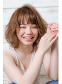 【表参道MINX原宿】人気のワイドバング×ナチュラルパーマロブ