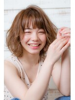 ミンクス 原宿店(MINX)&nbsp;【表参道MINX原宿】人気のワイドバング×ナチュラルパーマロブ