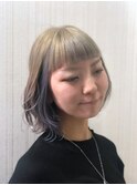 【TOM CAT新宿】シルバーブロンド×アイスブルー