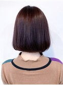 ワンカールボブ　ピンクバイオレット　[新宿三丁目]