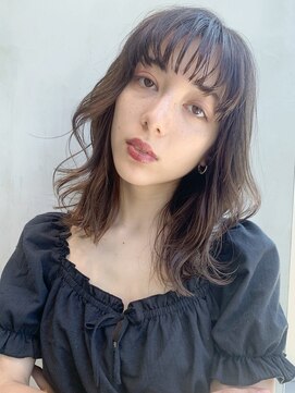 アルバム 銀座(ALBUM GINZA) ナチュラルレイヤースタイル_マロンベージュAラインボブ_58157