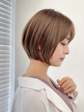ミチオ ノザワ ヘアサロン ギンザ(Michio Nozawa HAIR SALON Ginza) 似合わせカット×耳かけ小顔ショート【瀧上丈司】