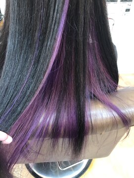 ビランチェ 池袋(bilancia) インナーカラー/パープル/イヤリングカラー/冬色/池袋東口/池袋