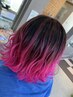 【学割U24】　カット＋Wカラー(ハイライト含む)　　【ロング料金＋1300円】