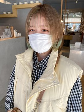 ミー(mii) ハイトーン裾カラー