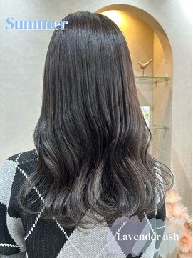 カラークチュール(Color Couture) ボブウルフ/グレージュカラー/黒髪/ココアベージュ/前髪/韓国