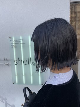 シェル 立川(shell) 前下がりボブ/きりっぱ/大人かわいい/20代30代40代/外ハネ