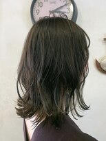 ランプ ヘアー(lamp hair)&nbsp;レイヤー×カーキグレージュ