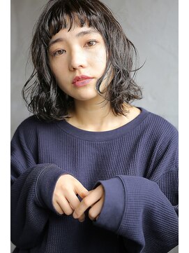 ソイリウム 下北沢(soi rium) グレーアッシュのボブスタイル【soi下北沢】