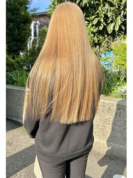 リンクバイビセ 髪質改善(link by vise) #ベージュカラー#ブロンドカラー#ケアブリーチ#ハイトーンカラー