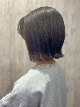 テトテ 門戸厄神店(tetote) 【tetote村山のサロンスタイル】外はね*くびれボブスタイル