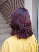 シュク 高円寺(SYUK)&nbsp;ゆるっとウェーブ/ラズベリーピンクブラウン【高円寺 中野】