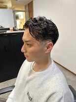 フリーゼアコマキ(FRISEUR)&nbsp;フェード×ワンカールパーマ