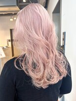 アルバム 池袋(ALBUM)&nbsp;ホワイトピンクベビーピンクレイヤーロング美髪_ba493101