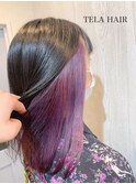 レイヤーウルフ×インナーバイオレット♪【TELA HAIR】