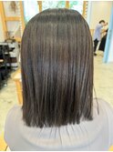 髪質改善×内巻きボブ
