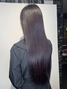 リー 東三国(Lee) ロング×ダークバイオレット