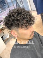 メンズフィール 心斎橋(MENS FEEL) スペインカールツーブロックくるくるパーマ