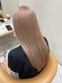 シカ 神戸三宮元町店(Cica) 柔らかいハイトーンミルクティーベージュ#髪質改善#ブリーチ