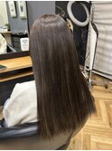 【寒色ベージュ×透明感カラー】イメチェン美髪/鎌取/中島真里奈
