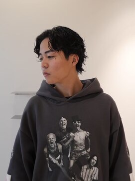 プールサイド(POOLSIDE) センターパート/センターパートパーマ/福岡メンズパーマ