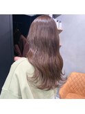 ブリーチ無しダブルカラー×シナモンベージュ