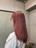 ファビ 渋谷(Fab) くびれヘア/暗めカラー/アプリコットオレンジ/縮毛矯正