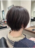 丸みショート/ボブ/グレージュ/アッシュ/髪質改善