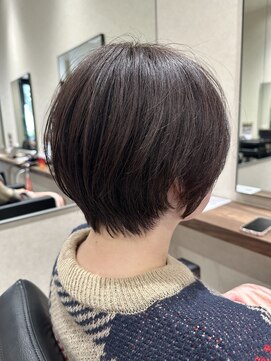 カナモ(Canamo) 丸みショート/ボブ/グレージュ/アッシュ/髪質改善