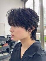 エイル 北堀江(Eir)&nbsp;平成風　中性ウルフ　シースルー　毛流れ