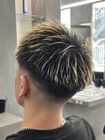 オーバルバイアピッシュ(OVARL by apish)&nbsp;フェードカット/テーパーフェード/メンズベリーショート