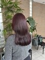 フリックヘアサロン 梅田茶屋町2号店(FLICK HAIR SALON)&nbsp;いつでも大人気ワインレッド！