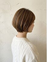 アミ(amii)&nbsp;室蘭ショートヘアショートカット韓国白髪ぼかし白髪染めボブ