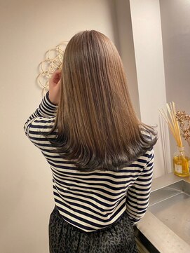 チャプター 問屋町(chapter) ミルクティーベージュアンブレラカラーケアブリーチ髪質改善