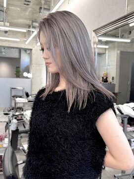 ローレン(Lolen.) ブリーチ2回 シルバーグレー