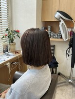 ウイバイファースト(u'i by first) ボブスタイル カラーはブラウン