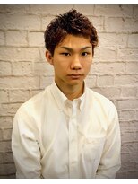 グレイスフルバーバー 赤坂見附店 アレンジショートパーマスタイル