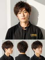 ユニット 蕨西口店(UNIT) メンズカット/爽やかに動くフェザーパーマ/センターパート/蕨駅
