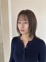 ジェリカヘアー サンフラワー通り(Jlica hair)&nbsp;秋のくすみ系オリーブカラー×レイヤーボブ