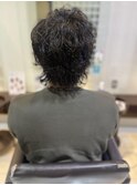 マレットヘアandシャドーパーマ