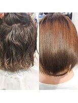 ジェム(GEM)&nbsp;＊*Gem Garden*＊なりたい質感が叶う☆ツヤサラ縮毛矯正２