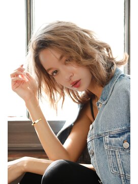 アレクサ 石神井公園(ALEXA) 石神井公園】外ハネマッシュウルフ×アッシュブラウン