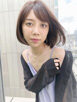 カミノア 銀座店(CAMINOIA)&nbsp;大人かわいい上品フォルムのボブ30代40代50代【CAMINOIA銀座】