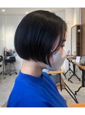 切りっぱなしボブ