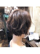 ヘアー クリエイト カルバリ(HAIR CREATE Calbari) ショートフワっとニュアンスパーマ